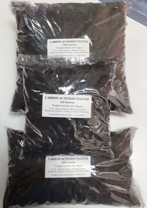 Carbón Activado Natural Vegetal Por 250 Gs.