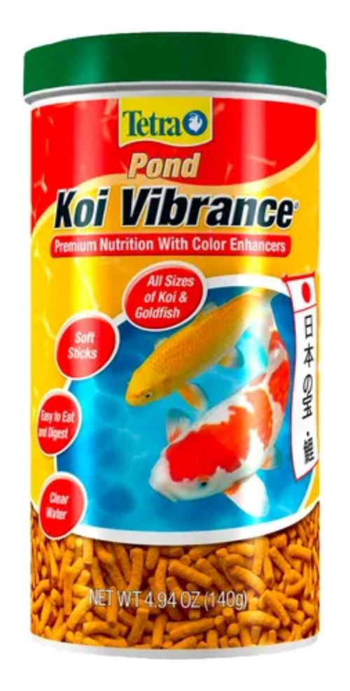 Alimento Tetra Pond Koi Vibrance X 140 G - Carpas Agua Fria