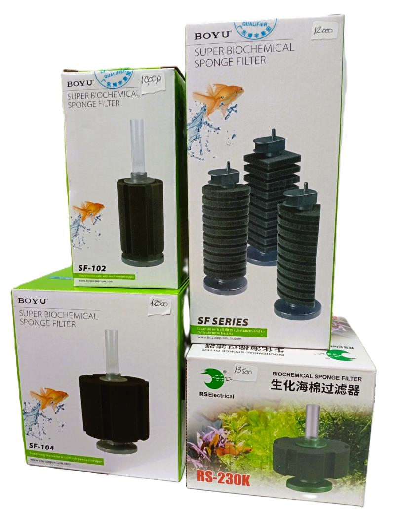 Filtros: Esponja Esquinero Boyu Sf03 Hasta 250l Cría, Sf-102, Sf-104, Rs-230k