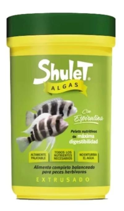 Shulet Algas Espirulina 16g alimento peces