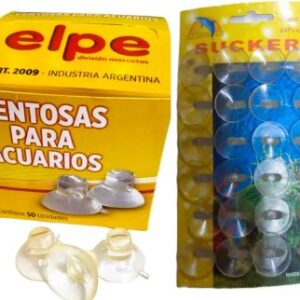 Ventosas Sopapas Elpe Para Peceras Acuarios X 50u Caja