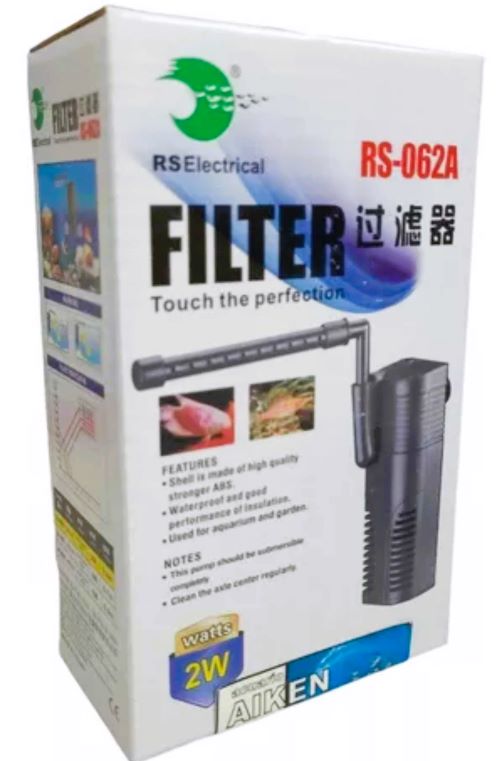 Filtro Interno Pecera RS-062 300 L/H Con Lluvia
