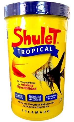 Shulet Tropical 40 Gr Escamado Alimento Peces
