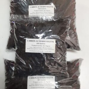 Carbón Activado Natural Vegetal Por 250 Gs.