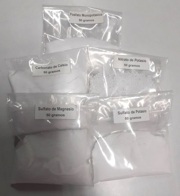 Fertilizantes Acuarios, Hidroponia, Indoor Abonos en Polvo 100 gr.